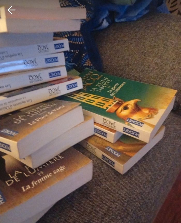 Lot de 23 livres de christian Jacq sur l Egypte - photo numéro 3
