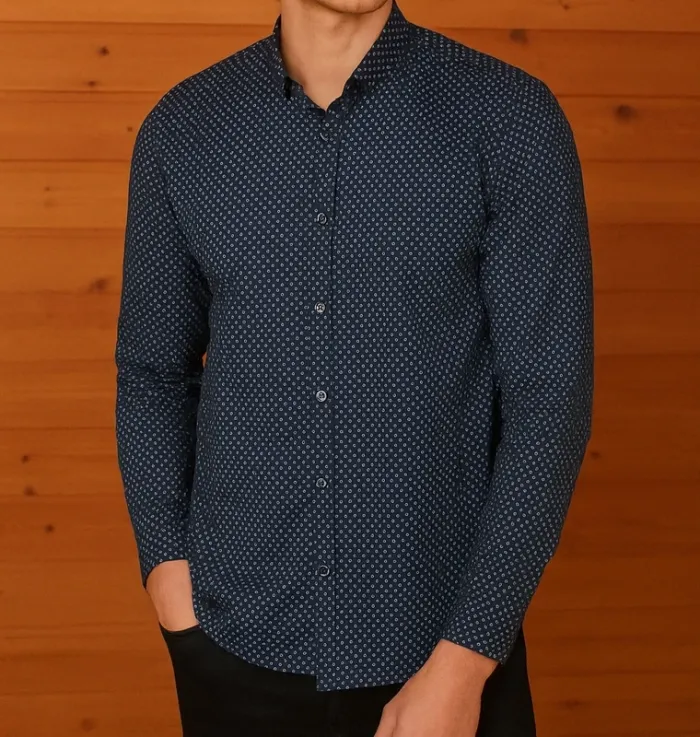Chemise Homme à Motifs – taille M