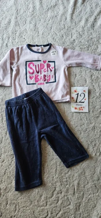 Pyjama 2 pièces 12 mois