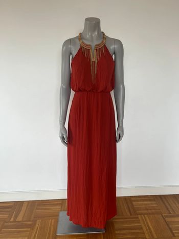 Robe élégante H&M – Terracotta/Rouille – Taille 36