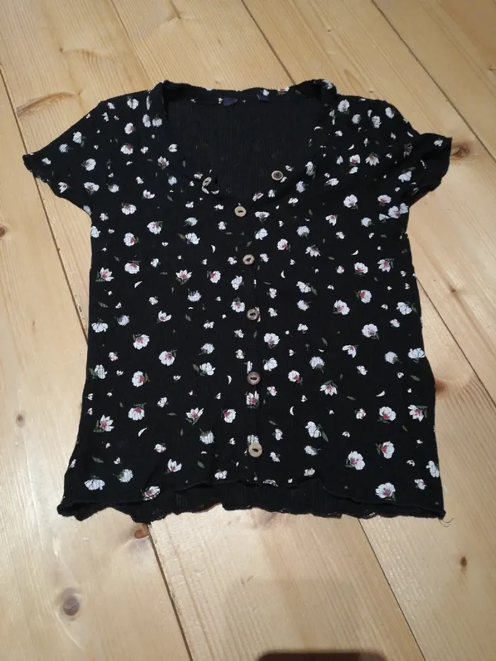 Croc top fleuri