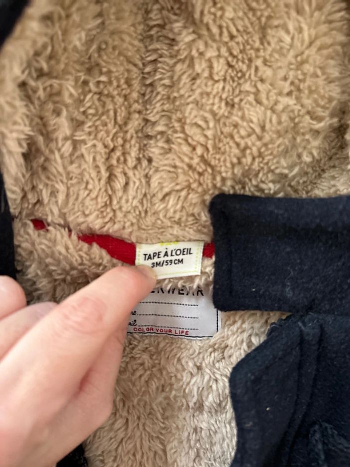 TAO - Duffle coat - bébé 3 mois - photo numéro 2