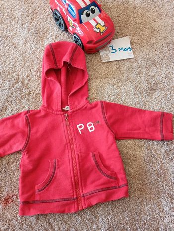 Veste à capuche 3 mois