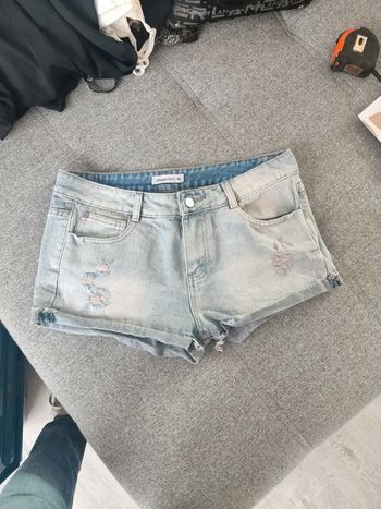 Short en jeans