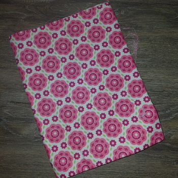 Riley Blake- coupon de coton fleurs roses