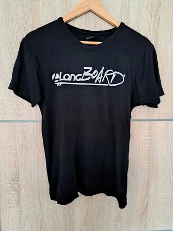 Tee shirt longboard M noir