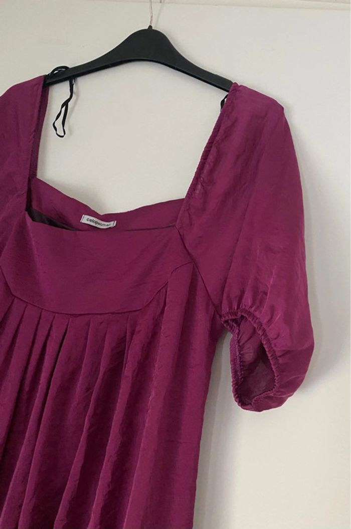 Robe satinée fluide taille M - photo numéro 5