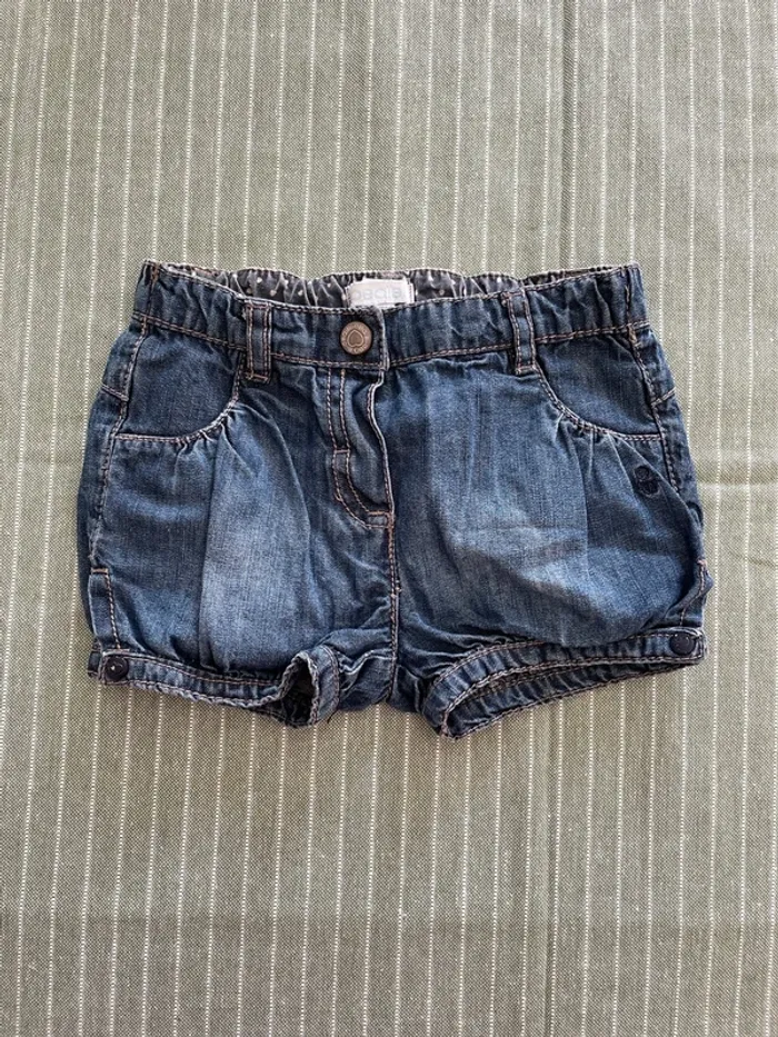 Short en jeans