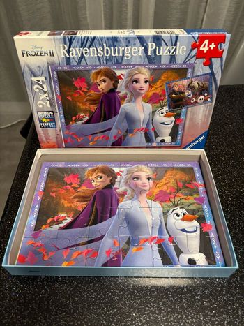 Ravensburger - puzzles 2x24 pièces La Reine des neiges 2