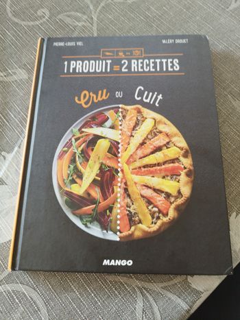 Livre de recette : 1 produit= 2 recettes