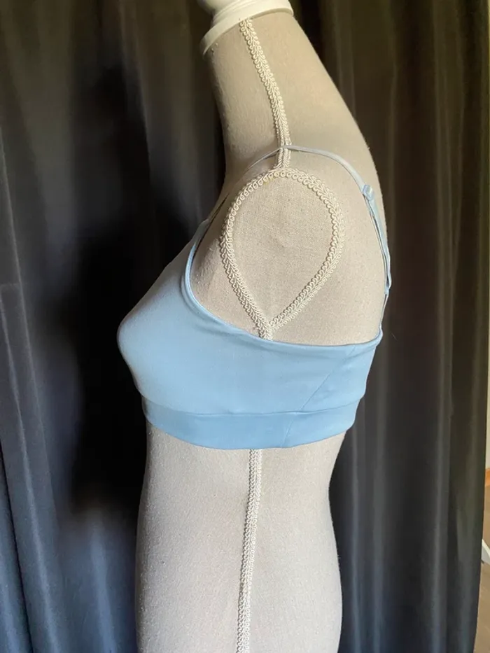 Brassière bleue ciel Coton - photo numéro 2