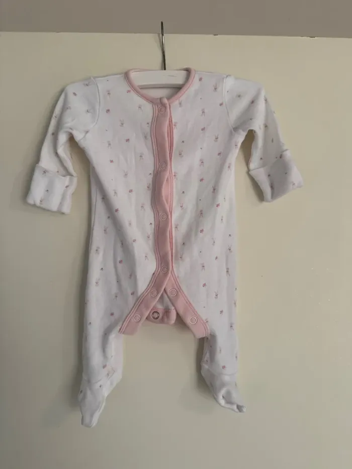 Grenouillère bébé fille 0/1 mois