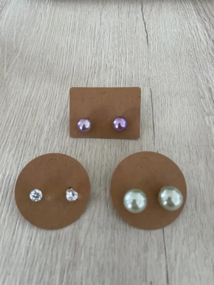 Lot de boucles d’oreilles
