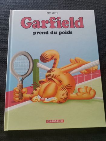 Livre bd garfield prend du poids