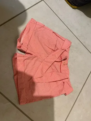 4 ans short Jacadi rose à pois - neuf