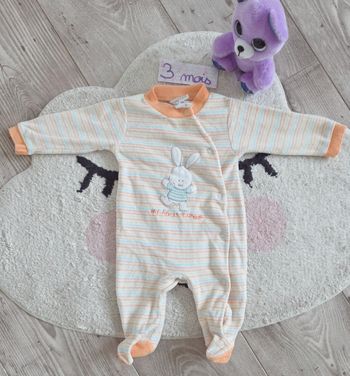 Pyjama chaud 1 pièce 3 mois