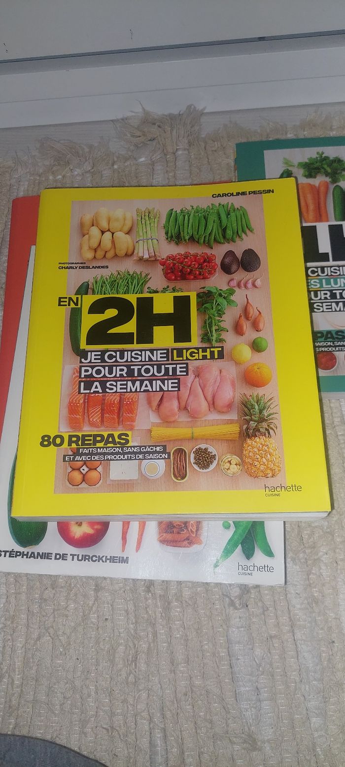 Lot de 5 livres de cuisine en 1
heure
et en 2 heures - photo numéro 3