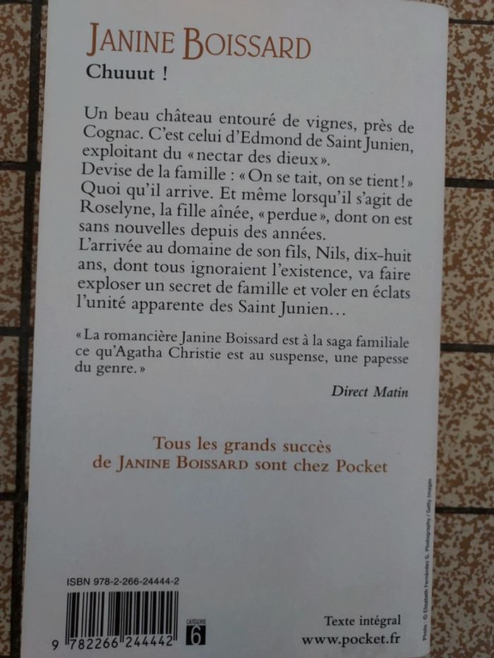 Chuuut ! Janine Boissard - photo numéro 2