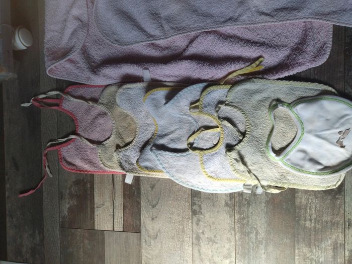 Lot bavoir sorti de bain - photo numéro 2