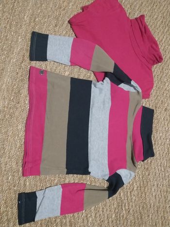 2 thirt manches longues col roulé 8 ans Okaidi