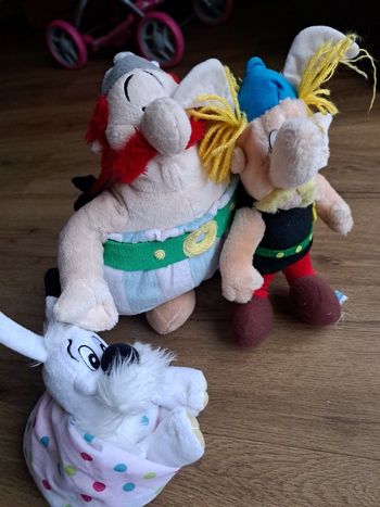 Lot peluche asterix et obelix