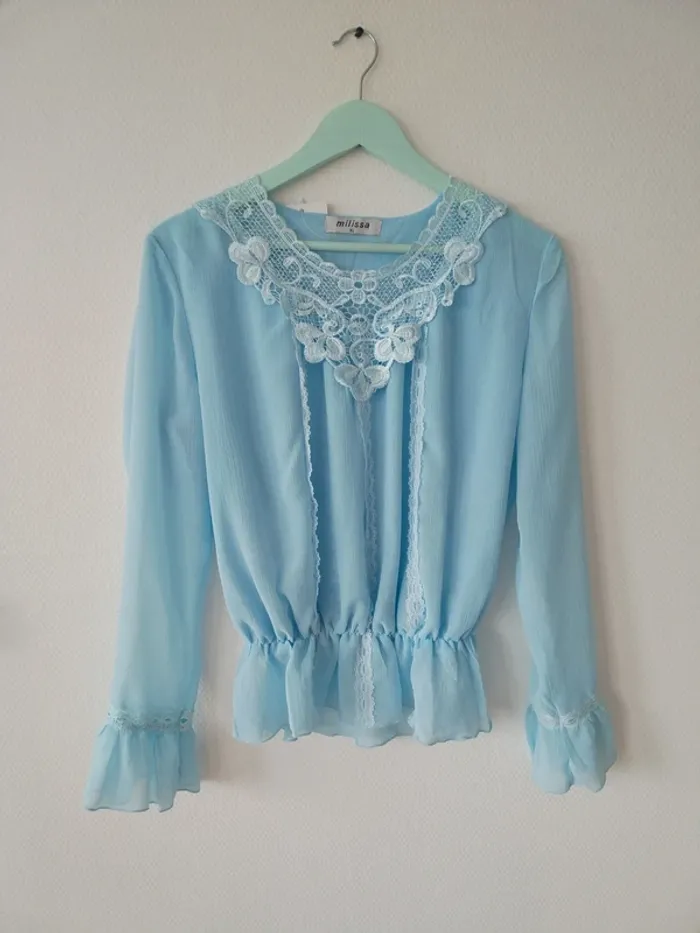 Blouse bleu milissa - photo numéro 2