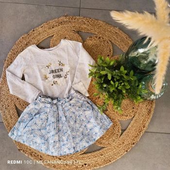 🌸 Ensemble Okaïdi fille – Taille 4 ans / 104 cm
