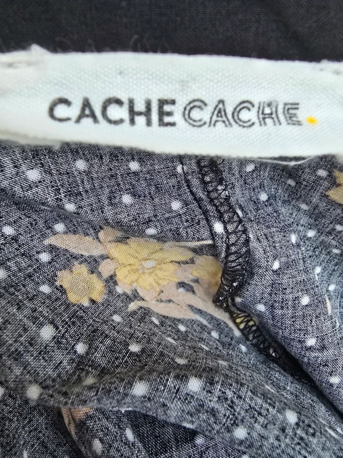 Robe chemise 🍒cache cache🍒très bon état taille jusqu'au 40 - photo numéro 7
