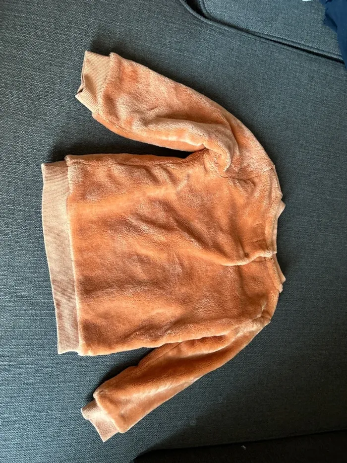 Pull chaud bébé fille, gémo, 24 mois, orange - photo numéro 3