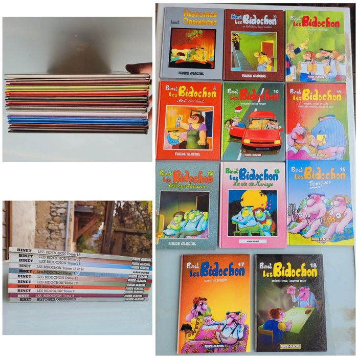 Les Bidochon : Tomes 3, 6, 8, 10, 11, 12, 13, 14, 16, 17 et 18
