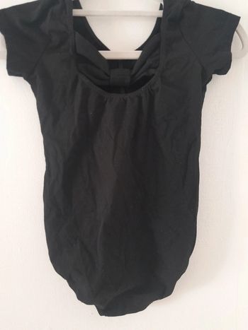 Bodies noir fille – Taille 8-9 ans