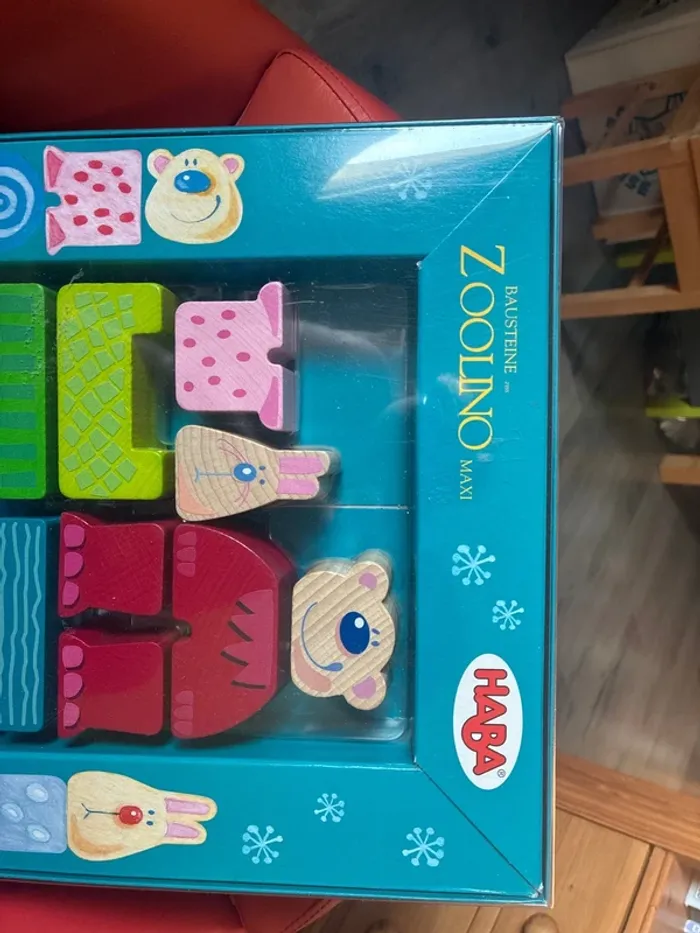 Haba zoolino maxi neuf blocs de construction en hêtre - photo numéro 2