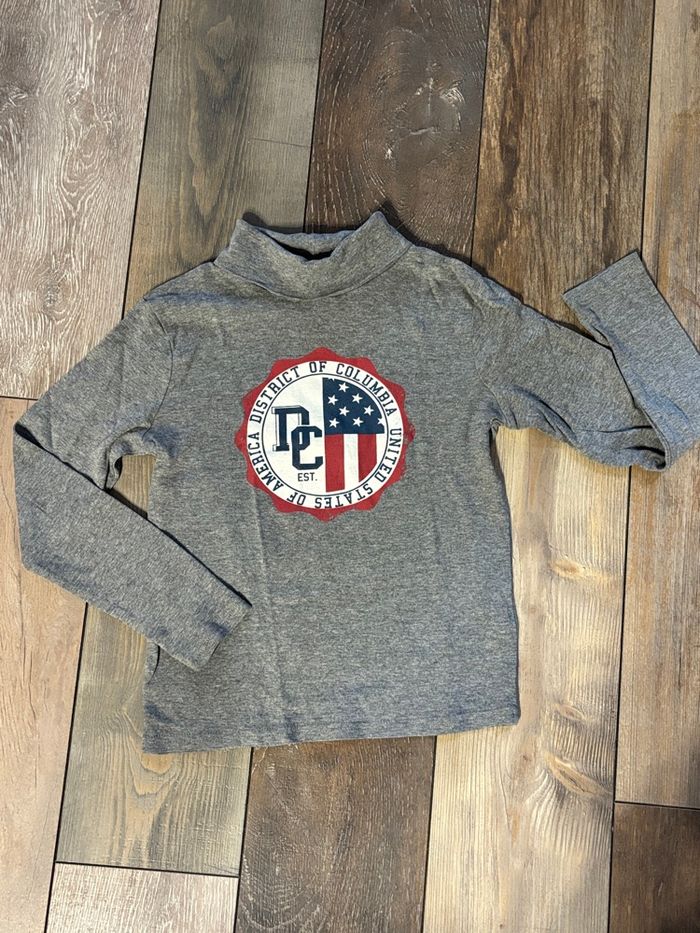 Sous pull col roulé garçon 8 ans gris - photo numéro 2