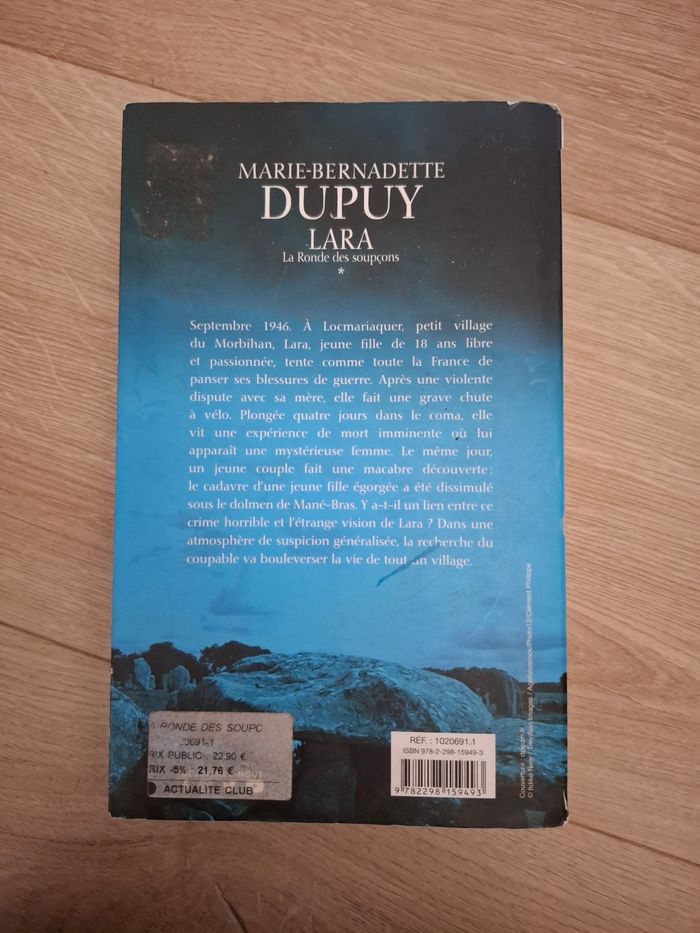 Roman Lara de Marie-Bernadette Dupuy en très bon état - photo numéro 2