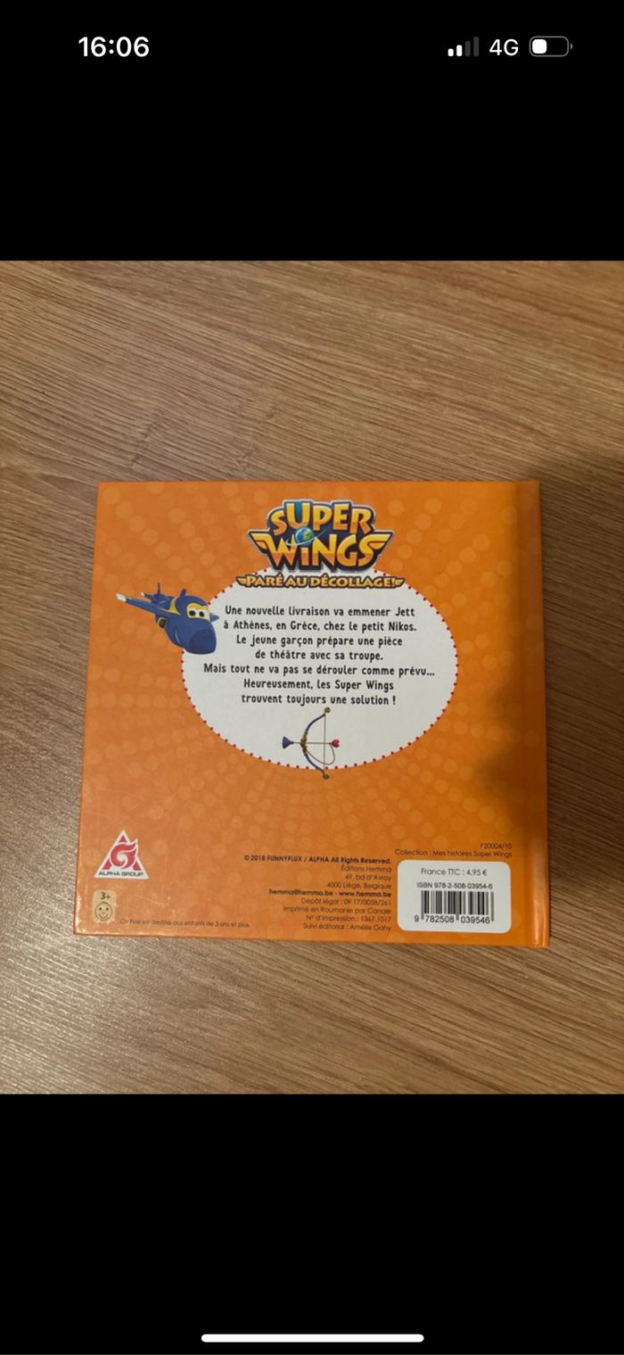 Livre enfant super wings gonflé à bloc! En Grèce! - photo numéro 2