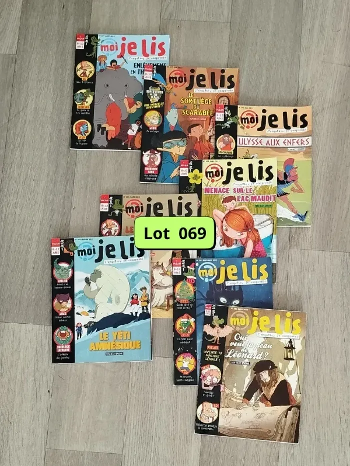 "Lot de 8 Moi je lis année 2011-12-13 L069 "