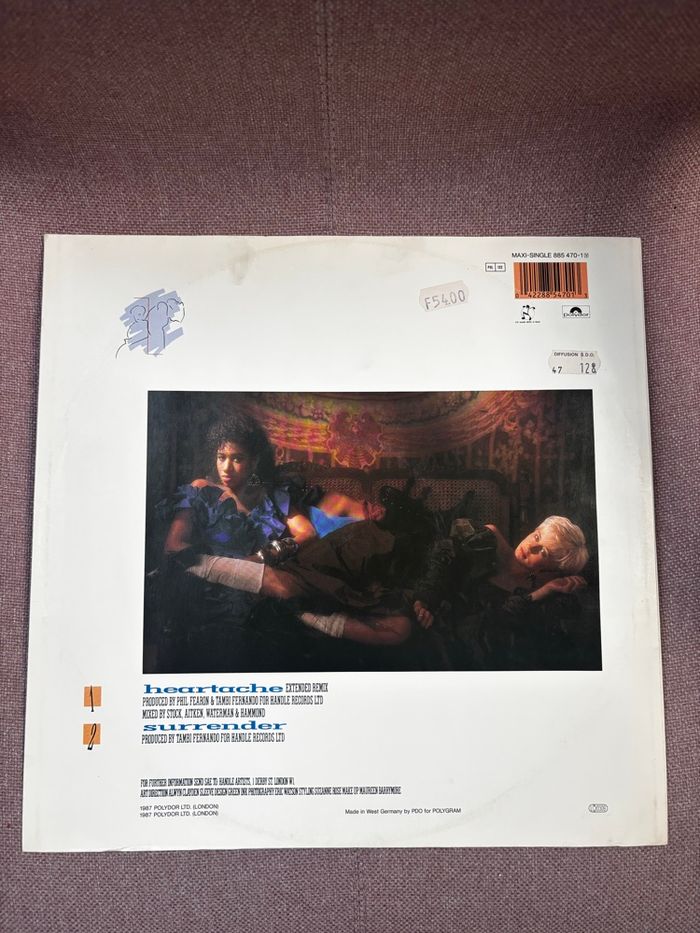 Vinyle maxi 45 tours Pepsi & shirlie Heartache - photo numéro 3