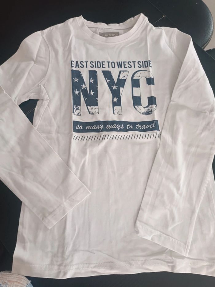 Tee shirt manches longues in extenso 10 ans