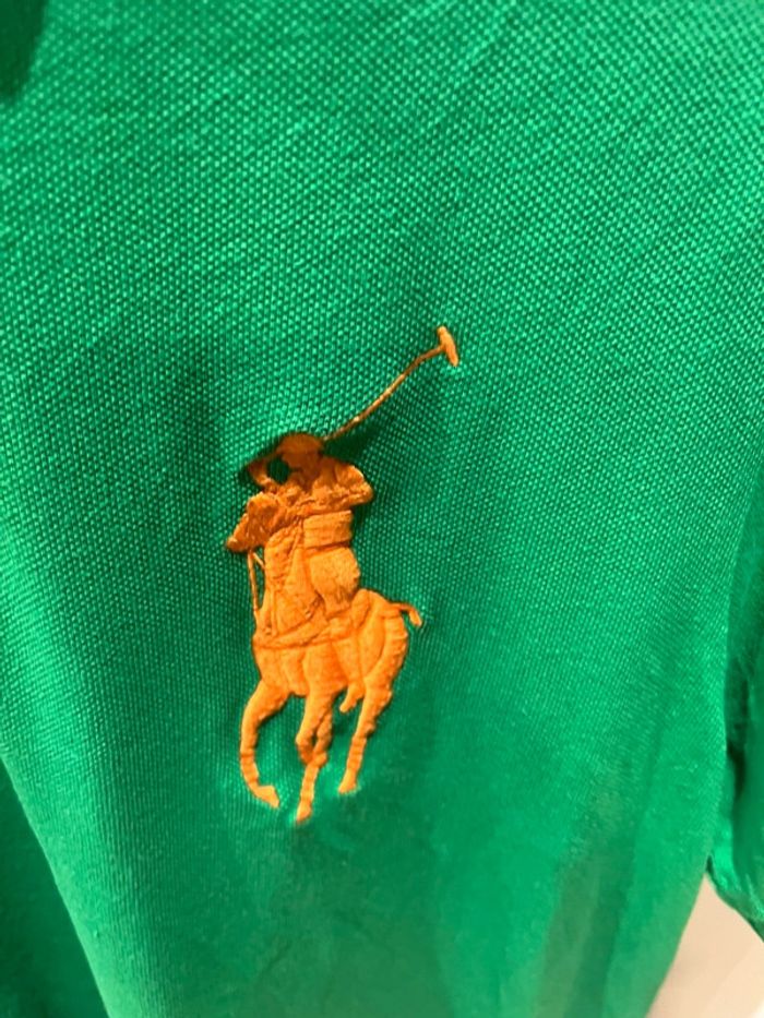 Polo Ralph Lauren vert taille M - photo numéro 3