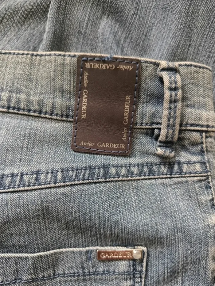 Jean marque allemande Atelier Gardeur ,slim fit ,taille haute ,stretch - photo numéro 8