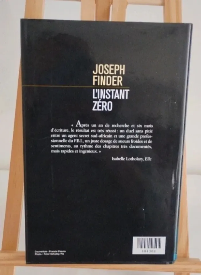 L'instant zéro Joseph Finder - photo numéro 2
