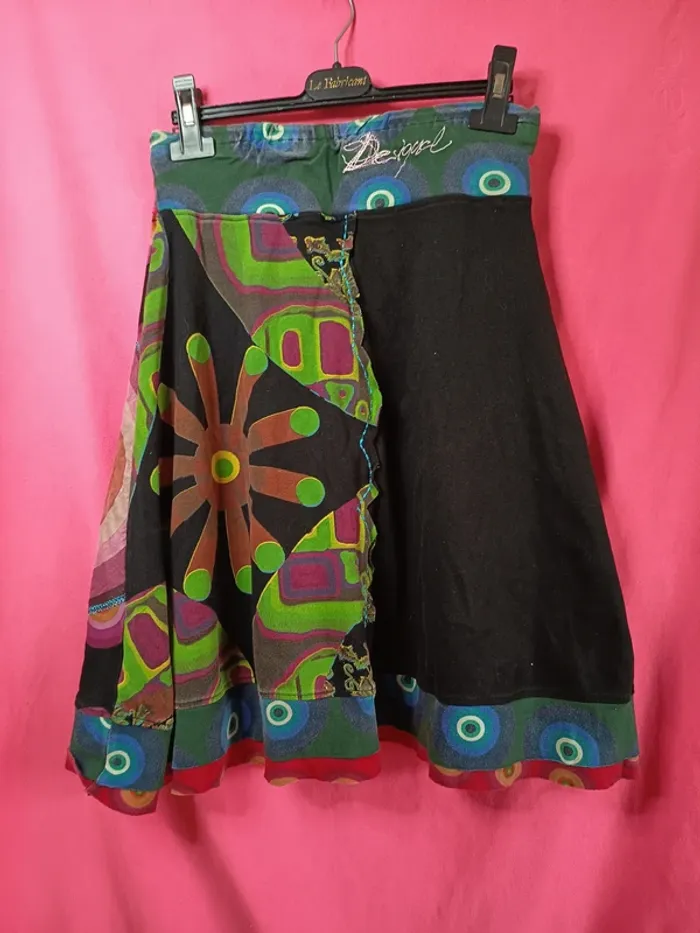 Jupe maille épaisse. Marque Desigual (A371) - photo numéro 4