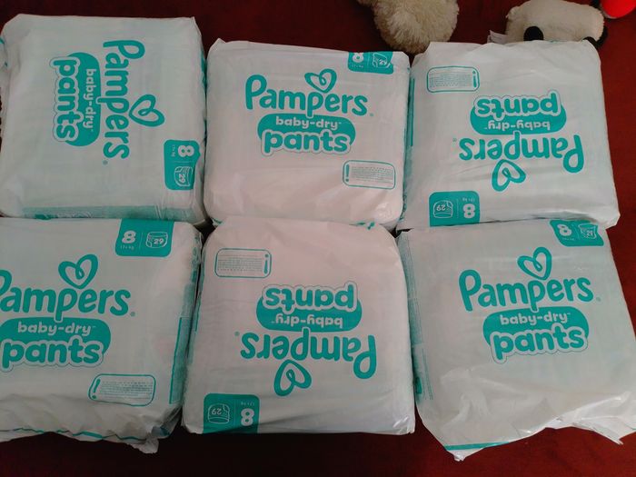 Couches Pampers pants et normal de taille 2 à8 - photo numéro 8