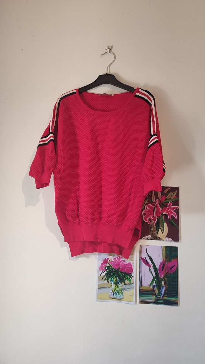 Pull rouge  vintage S