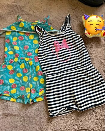 Combishort fille taille 4 ans