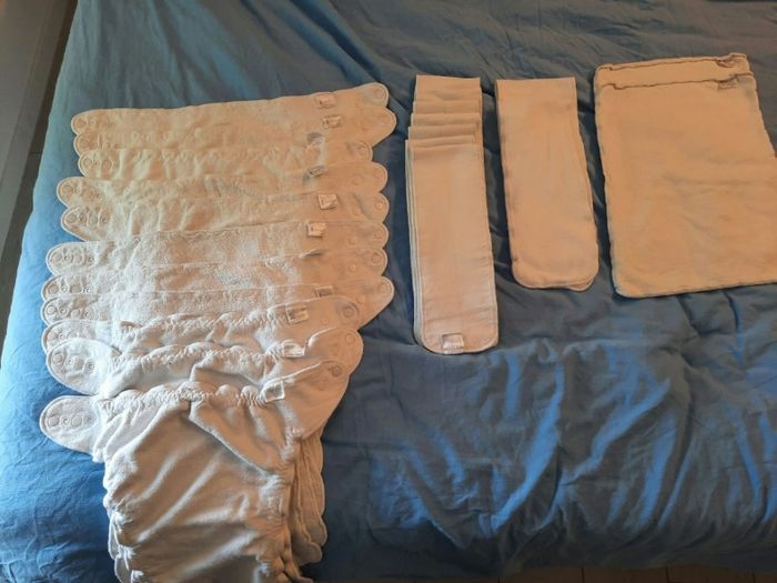 Lot de 11 couches lavables pour la nuit