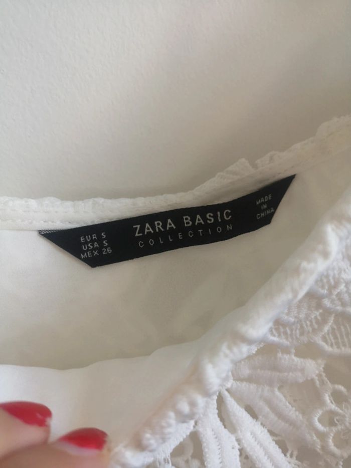 Haut dentelle Zara - photo numéro 3