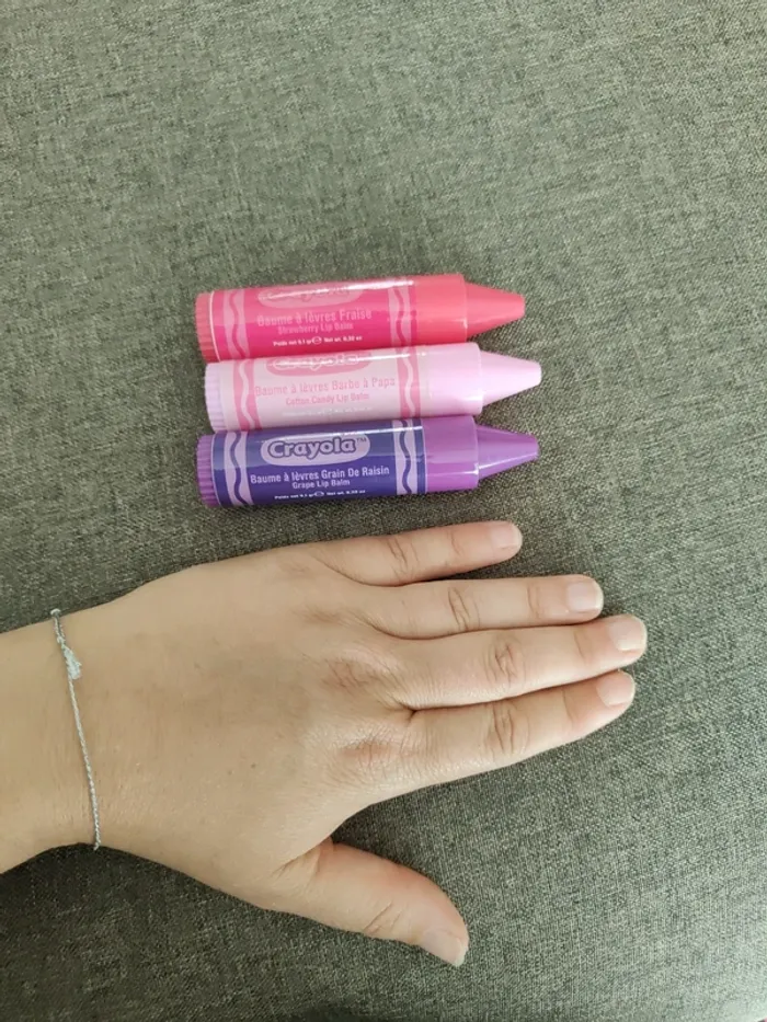 Lot 3 baumes à lèvres crayola - photo numéro 2