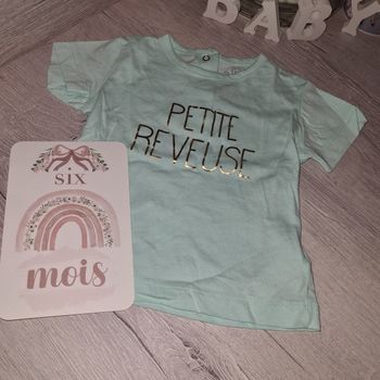 T-shirt bébé fille 6 mois