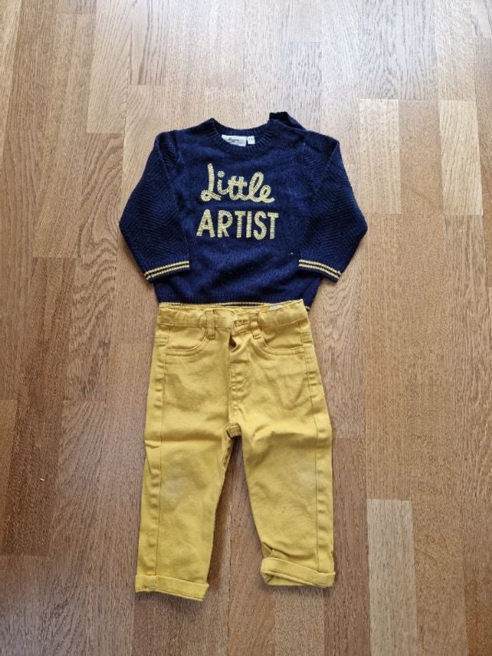 Ensemble pull léger et jean